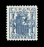 * ESPAGNE - * - N°564D - 30c Bleu - Signé Calves - TB - Unused Stamps