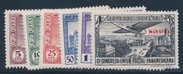 * ESPAGNE - POSTE AERIENNE - * - N°84/89 - Surchargés MUESTRA - TB - Unused Stamps