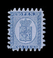 O FINLANDE - O - N°8 - 20p. Bleu S. Azuré - TB - Gebraucht