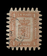 O FINLANDE - O - N°10 - 1M Brun Jaune - B - Used Stamps