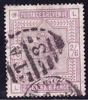 O GRANDE BRETAGNE - O - N°86 - 2/6 Violet - S. Brun - B/TB - Used Stamps