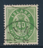 O ISLANDE - O - N°11 - 40a Vert - TB - Sonstige & Ohne Zuordnung