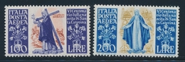 ** ITALIE - POSTE AERIENNE - ** - N°129/30 - TB - Poste Aérienne