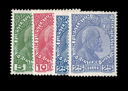 * LIECHTENSTEIN - * - N°1a/3b - TB - Unused Stamps