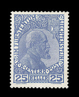 * LIECHTENSTEIN - * - N°3b - Outremer - Trace Infime - Signé Bühler - TB - Nuovi