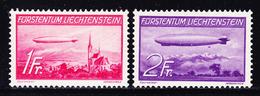 ** LIECHTENSTEIN - POSTE AERIENNE - ** - N°15/16 - TB - Unused Stamps