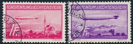 O LIECHTENSTEIN - POSTE AERIENNE - O - N°15/16 - Zeppelin - TB - Ongebruikt