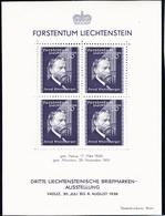 */O LIECHTENSTEIN - BLOCS FEUILLETS - */O - N°3 X2 - 1 Ex * Et 1 Ex Obl. - TB - Blocks & Kleinbögen