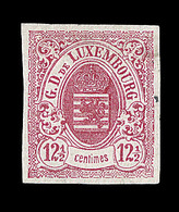 * LUXEMBOURG - * - N°7 - 12½ C Rose - TB - 1852 Wilhelm III.