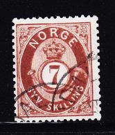 O NORVEGE - O - N°21 - TB - Used Stamps