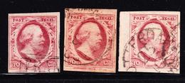 O PAYS-BAS - O - N°2 X 3 Ex - 1 Ex BDF - TB - Used Stamps