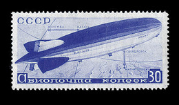 * RUSSIE - POSTE AERIENNE - * - N°33/37 - Zeppelin - TB - Ongebruikt