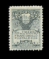 ** SAINT MARIN - ** - N°49 - 15c - TB - Unused Stamps