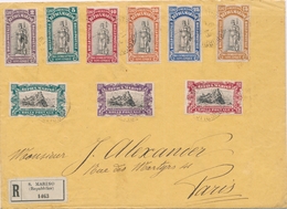 L SAINT MARIN - L - N°53/61 - S/Pli Rec Du 19/2/1919 - Pr PARIS - TB - Unused Stamps