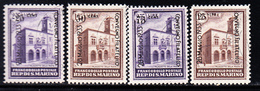 O SAINT MARIN - O - N°176/79 - TB - Unused Stamps