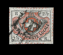 O SUISSE - O - N°11 - Margé - Réparé - PP - Bel Asp. - 1843-1852 Timbres Cantonaux Et  Fédéraux