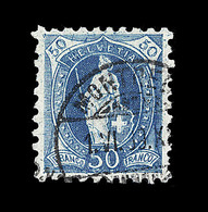 O SUISSE - O - N°84 - 50c Bleu - TB Centrage - TB - 1843-1852 Poste Federali E Cantonali