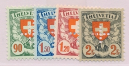 * SUISSE - TIMBRES DE SERVICE - * - N°121/24 - Signés - TB - Service