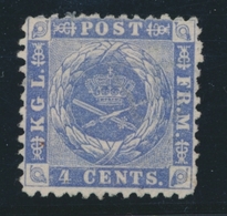 (*) ANTILLES DANOISES - (*) - N°4 - 4c Outremer - TB - Denmark (West Indies)