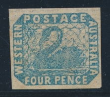 (*) AUSTRALIE OCCIDENTALE - (*) - N°3 - 4p Bleu - TB - Mint Stamps