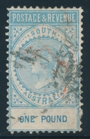 O AUSTRALIE DU SUD - O - N°47 - 1£ Bleu - TB - Used Stamps