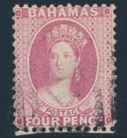 O BAHAMAS - O - N°13 - 4p Rouge Dentelé 12 - TB - Barbades (1966-...)