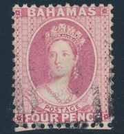 O BAHAMAS - O - N°13 - 4p Rouge Dentelé 12 - TB - Barbados (1966-...)
