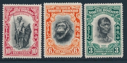 * BORNEO DU NORD - * - N°234/6 - Les 3 Val - TB - Noord Borneo (...-1963)