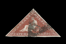 O CAP DE BONNE ESPERANCE - O - N°1 - 1p. Rouge - Signé Calves - TB - Kaap De Goede Hoop (1853-1904)