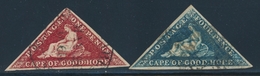 O CAP DE BONNE ESPERANCE - O - N°3/4 - 1 Et 4p De 1855/63 - TB - Cap De Bonne Espérance (1853-1904)