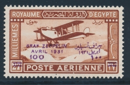 ** EGYPTE / POSTE AERIENNE - ** - N°4 - 100m Sur 27m - Brun Rouge TB - Other & Unclassified