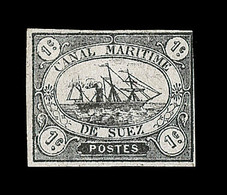 (*) EGYPTE / CANAL DE SUEZ - (*) - N°1 - 1c Noir - TB - Other & Unclassified