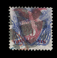 O ETATS-UNIS - O - N°37 - 30c Bleu Et Rose - TB - Lettres & Documents