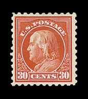 * ETATS-UNIS - * - N°214B - 30c Brun Orange - Dentelé 10 - TB - Covers & Documents