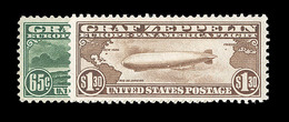 * ETATS-UNIS - POSTE AERIENNE - * - N°13/14 - N°13 Signé Richter , N°14 Signé Roumet - TB - 1b. 1918-1940 Nuovi