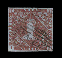 O NOUVELLE ECOSSE - O - N°1 - 1p Brun Rouge - TB - Used Stamps
