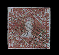 O NOUVELLE ECOSSE - O - N°1 - 1p Brun Rouge - TB - Usati