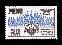 ** PEROU - ** - PA N°87/95A - Sans Surch. UPU - Gomme Un Peu Jaunie - Peru