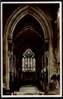 Ref 1295 - Real Photo Postcard - The Chancel Bodelwyddan Church Denbighshire Wales - Denbighshire