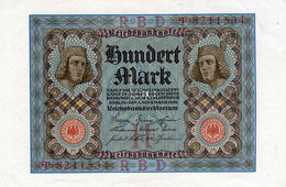 Billet Allemand De 100 Mark - 1-novembre-1920 - 7 Chiffres En S U P- - 100 Mark