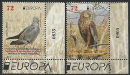 MACEDONIA /NORTH-MACEDONIA /MAKEDONIEN -EUROPA 2019 -NATIONAL BIRDS.-"AVES -BIRDS -VÖGEL-OISEAUX"-SERIE De 2 V.-NUMERADA - 2019