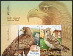 RUMANIA /ROMANIA /RUMÄNIEN -EUROPA 2019 -NATIONAL BIRDS.-"AVES -BIRDS -VÖGEL -OISEAUX"- SERIE A- PROCEDE BF 2 - 2019