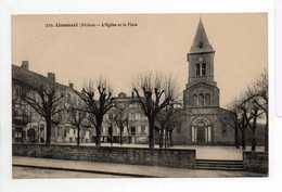 - CPA LIMONEST (69) - L'Eglise Et La Place 1922 - Photo Delorme 223 - - Limonest