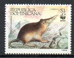 DOMINICAINE. N°1147 Oblitéré De 1994. WWF Solénodonte. - Used Stamps