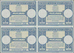 Afghanistan - Ganzsachen: 1965. International Reply Coupon (London Type) In An Unused Block Of 4. Is - Afghanistan
