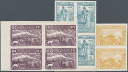 Armenien: 1921, Definitives, Prepared But Not Issued, Plate Proofs. 15 Values, Imperf. All In Superb - Armenië