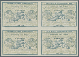 Ceylon / Sri Lanka: Design "Rome" 1906 International Reply Coupon As Block Of Four 18 C. Ceylon. Thi - Sri Lanka (Ceylan) (1948-...)