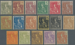 Französisch-Indochina: 1904/1906, Grasset "definitives", Mint Luxus Set, Hinged. (Yv. 24-40, Mi€735, - Lettres & Documents