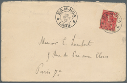 Französisch-Indochina: 1912. Envelope Addressed To Paris Bearing French Indo-China SG 34, 10c Red Ti - Storia Postale