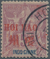 Französisch-Indochina - Postämter In Südchina: HOI-HAO: 1901, 5fr. Violet/blue, Fresh Colour And Wel - Other & Unclassified